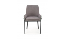 Jídelní židle K439 tmavě šedá/zelená