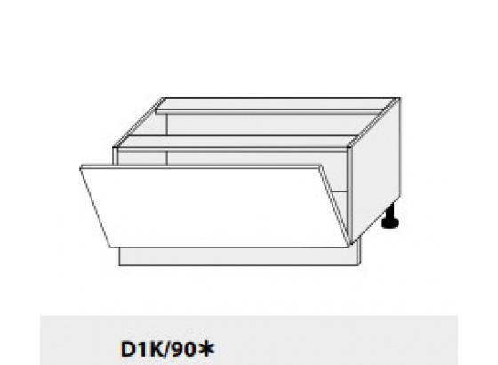 Dolní skříňka EMPORIUM D1K/90 grey