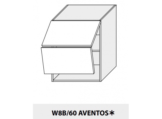 Horní skříňka kuchyně Quantum W8B 60 AV bílá