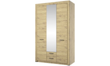 Šatní skříň  SAPORO 3D2S dub navara