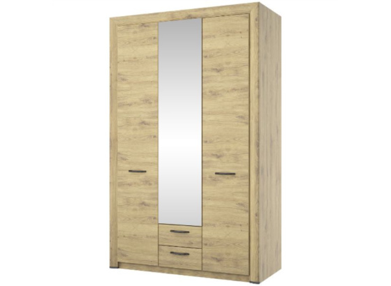 Šatní skříň  SAPORO 3D2S dub navara