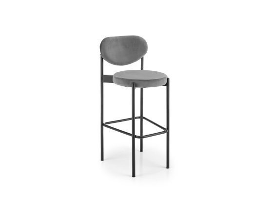 Barová židle H108 černá/ šedá