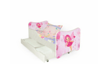 Dětská postel HAPPY FAIRY bílá/ růžová