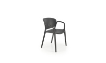 Jídelní židle K491 černá plast