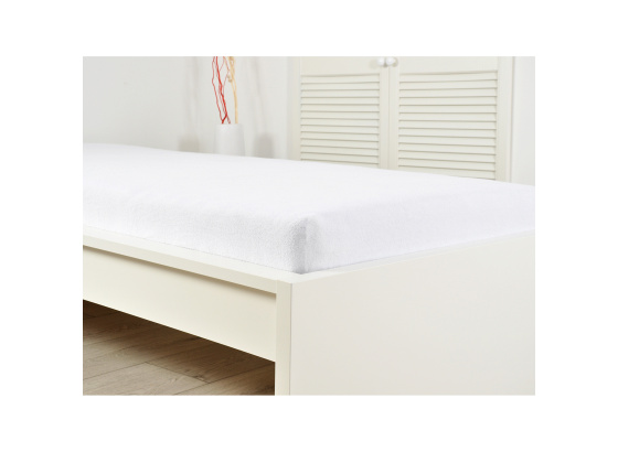 Prostěradlo jersey IDEAL 180x200 bílé