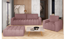 Sedací souprava Lazaro 3+1 s taburetem Mat Velvet 63