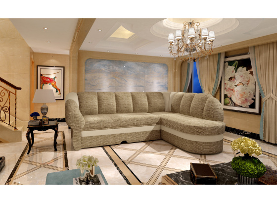 Sedací souprava Benano Berlin 03/ eko kůže  Soft 33 Pravá