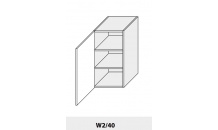 Horní skříňka PLATINIUM W2/40 grey