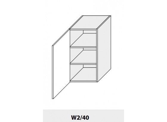 Horní skříňka PLATINIUM W2/40 grey