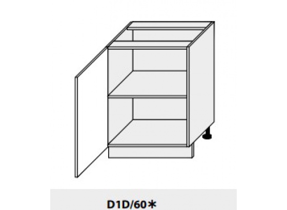Dolní skříňka PLATINIUM D1D/60 grey
