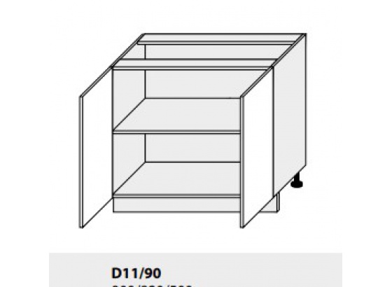 Dolní skříňka PLATINIUM D11/90 grey