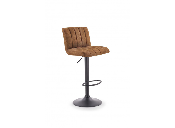 Barová židle H89 černá/ hnědá