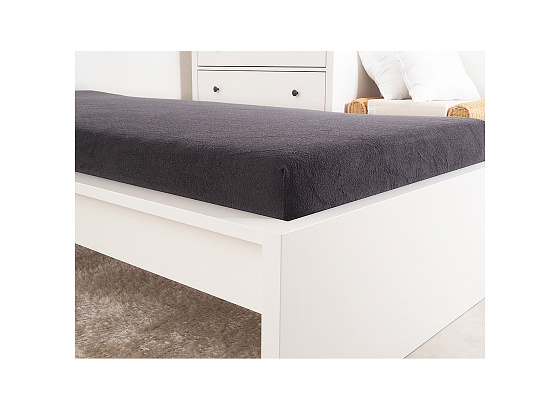 Prostěradlo Froté IDEAL 180x200 antracit