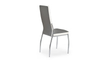 Jídelní židle K210 šedá/bílá