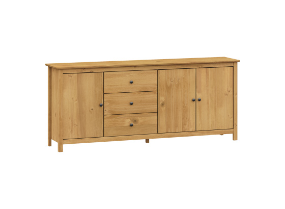 Komoda 3 dveře + 3 zásuvky TORINO vosk