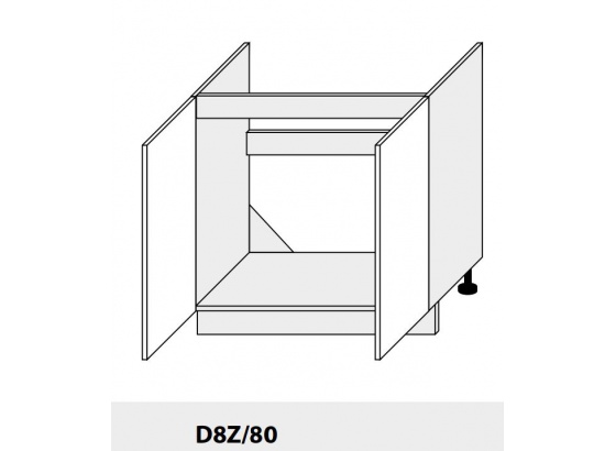 Dolní skříňka PLATINIUM D8Z/80 bílá