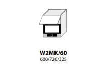 Horní skříňka kuchyně Platinium W2MK/60 vestavba bílá