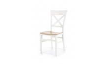 Jídelní židle TUTTI bílá/medový dub 
