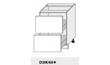 Dolní skříňka PLATINIUM D2M/60 bílá