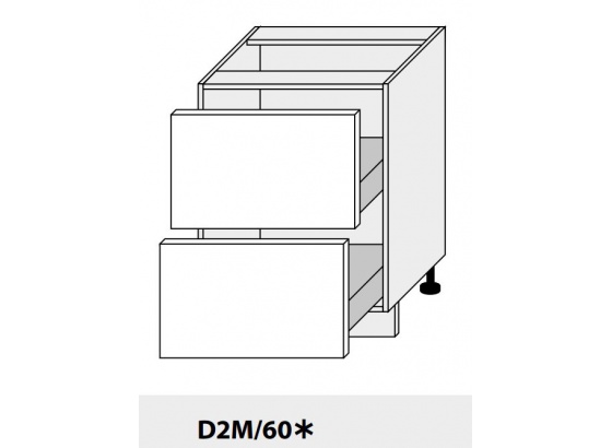 Dolní skříňka PLATINIUM D2M/60 bílá