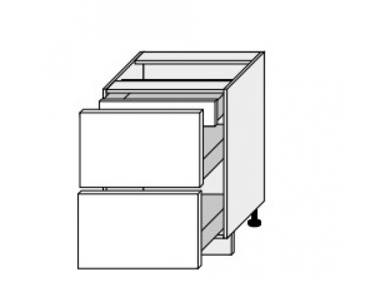 Dolní skříňka kuchyně Quantum D2A 60/1A grey