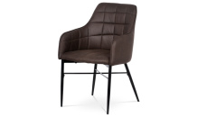 Jídelní židle AC-9990 BR3 hnědá/ černá