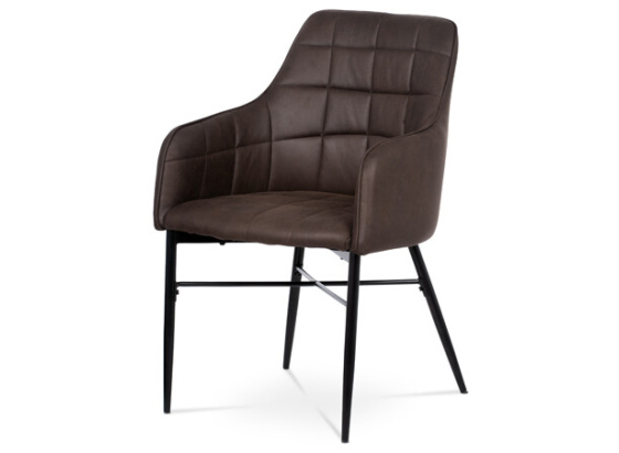 Jídelní židle AC-9990 BR3 hnědá/ černá