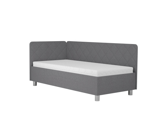 Postel FIONA 90x200 Malmo New 83 matrace NELLY s 1 krátkým a 1 dlouhým čelem 