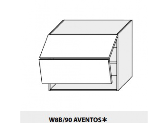 Horní skříňka PLATINIUM W8B/90 AV bílá