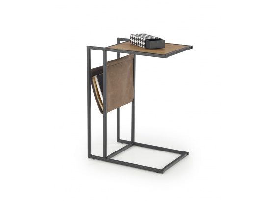 Příruční stolek COMPACT dub zlatý/černý