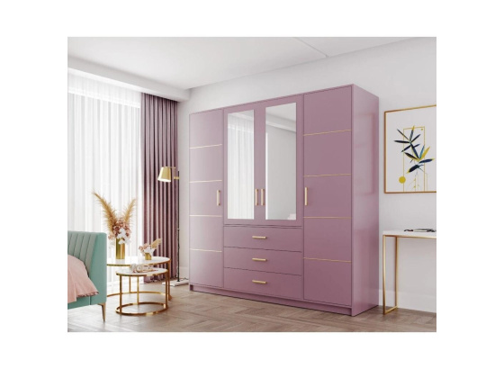 Šatní skříň BALI 2 D4 se zrcadlem