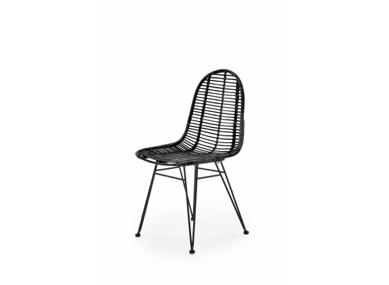 Ratanová židle K337 černá