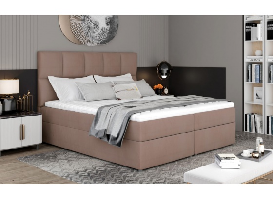 Postel Boxspring GLOSSY 145x210 Monolit 09