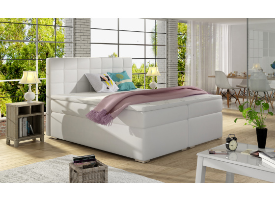 Postel boxspring Alice 180X200 eko kůže Soft 17 