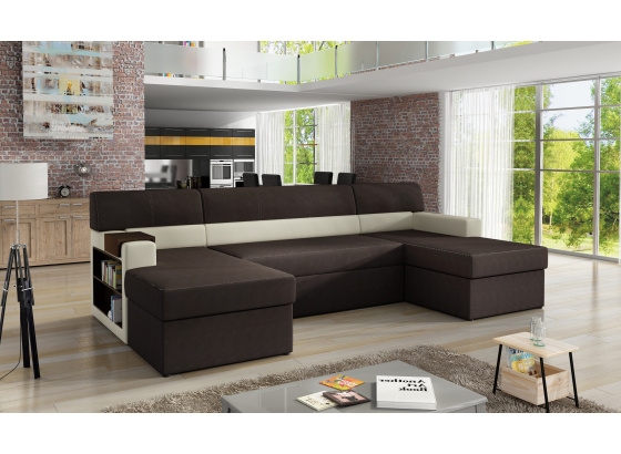 Sedací souprava Markos Jasmine 29/ eko kůže  Soft 33 Levá