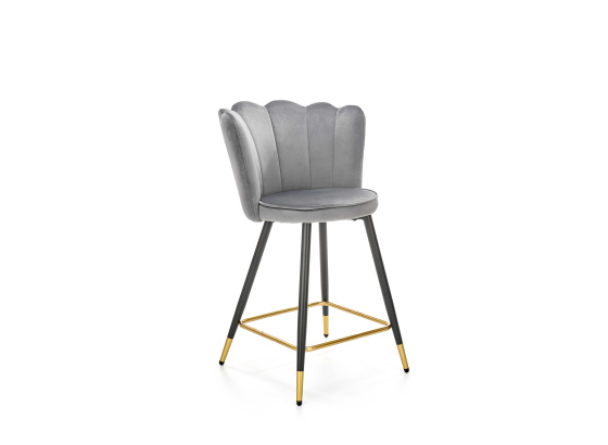 Barová židle H106 černá/ zlatá/ šedá
