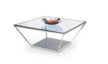 Konferenční stolek FABIOLA kouřové sklo/ chrom