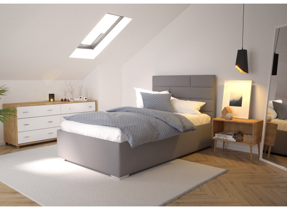 Postel TROJA  140x200 s matrací Nelly plus