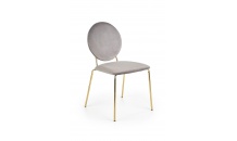 Jídelní židle K363 šedá/zlatá