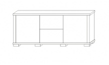 Komoda KACPER 2SZ 2DPE 180