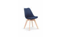 Jídelní židle K303 tmavě modrá/buk 