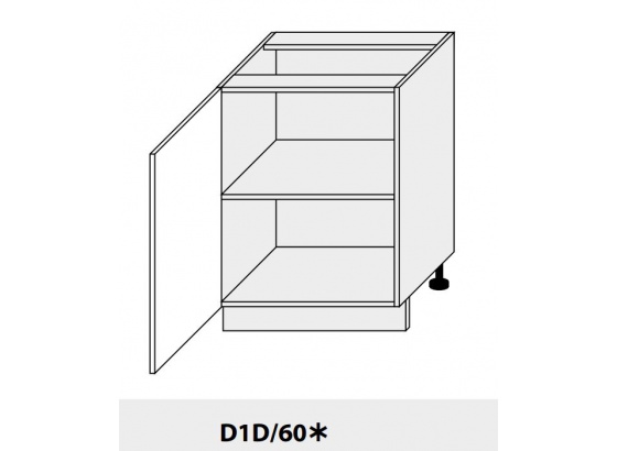 Dolní skříňka kuchyně Quantum D1D 60 bílá