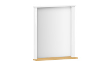 Zrcadlo PORTO bílá/buk