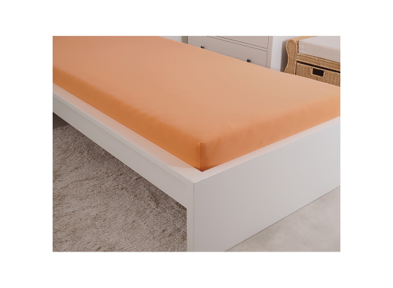 Prostěradlo jersey IDEAL 90x200 lososové