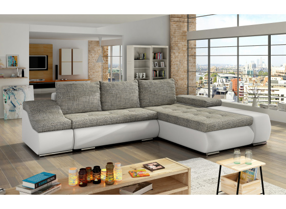 Sedací souprava Ontario Berlin 01/ eko kůže  Soft 17 Pravá