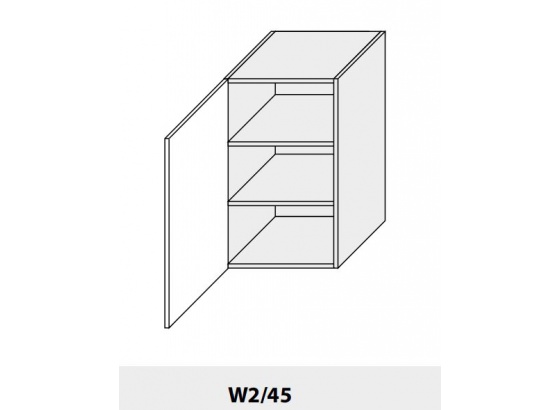 Horní skříňka kuchyně Quantum W2 45 bílá