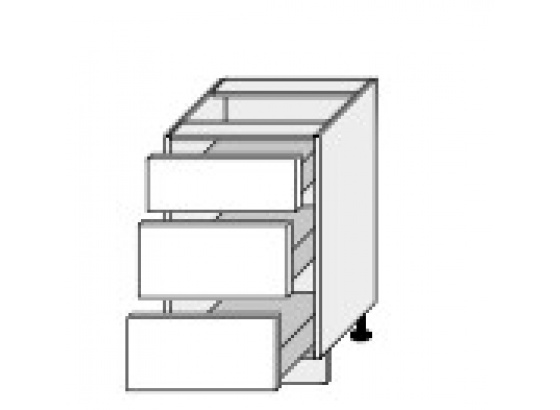 Dolní skříňka kuchyně Quantum D3 A 50 bílá