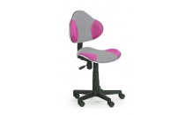 Dětská židle FLASH 2 růžová/šedá