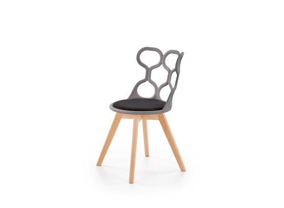 Jídelní židle K308 šedá/ černá