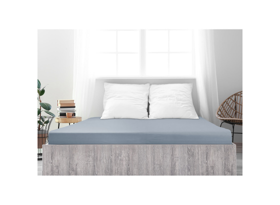 Prostěradlo jersey MAKO 140-160x200 šedé